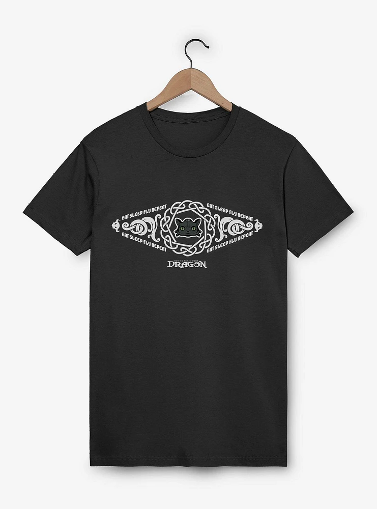 How To Train Your Dragon Eat Sleep Fly Repeat T-Shirt