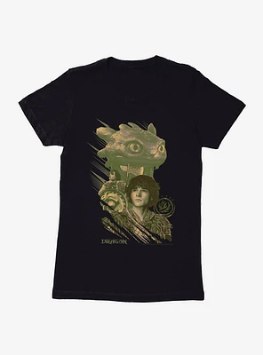 How To Train Your Dragon Hiccup and Toothless Womens T-Shirt