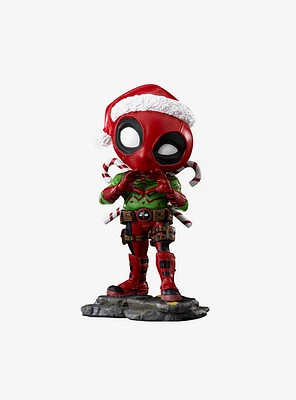 Marvel Deadpool Holidays Version MiniCo Statue