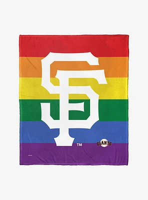 MLB San Francisco Giants Pride Series Silk Touch Throw Blanket