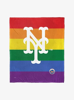 MLB New York Mets Pride Series Silk Touch Throw Blanket