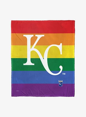 MLB Kansas City Royals Pride Series Silk Touch Throw Blanket