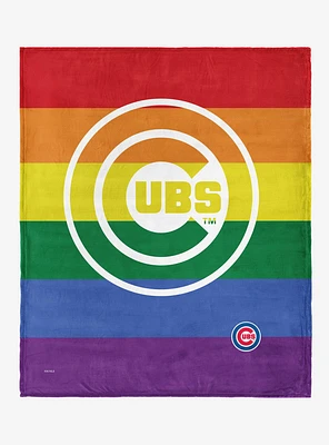 MLB Chicago Cubs Pride Series Silk Touch Throw Blanket