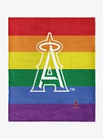 MLB Los Angeles Angels Pride Series Silk Touch Throw Blanket