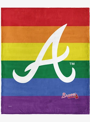 MLB Atlanta Braves Pride Series Silk Touch Throw Blanket