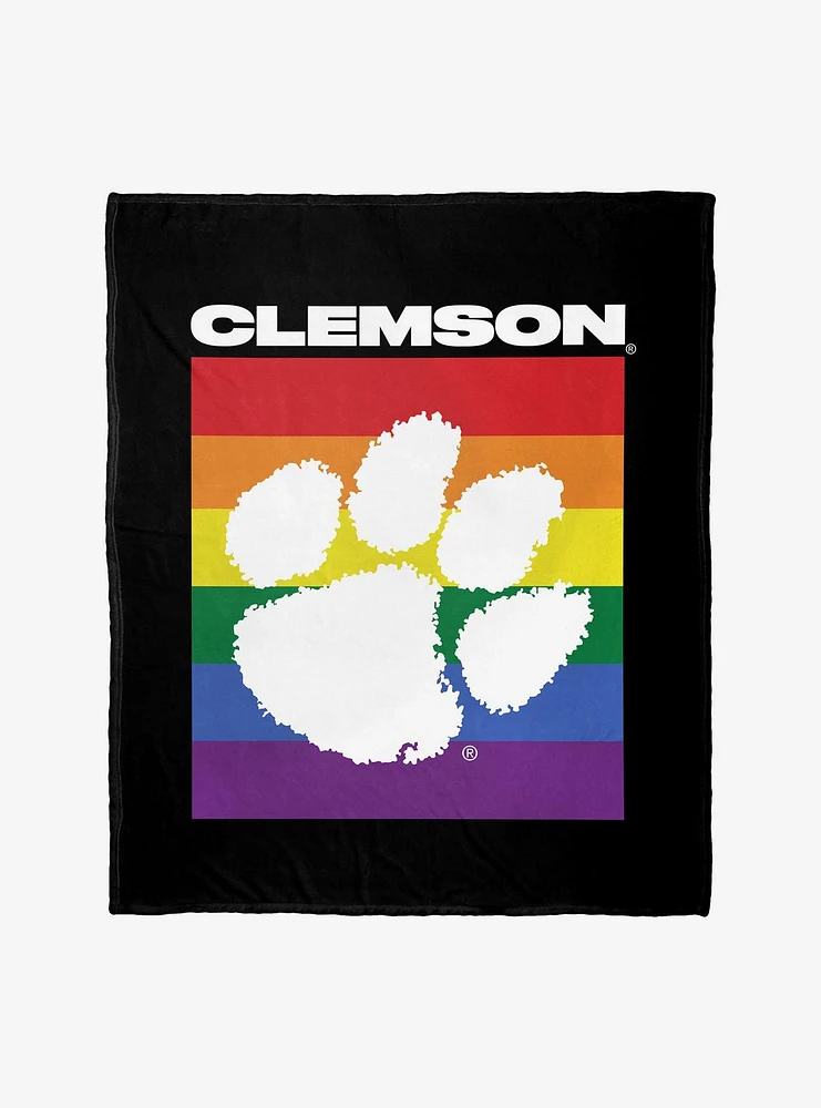 NCAA Clemson Pride Series Silk Touch Throw Blanket