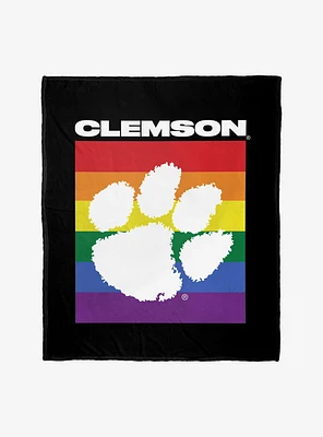 NCAA Clemson Pride Series Silk Touch Throw Blanket