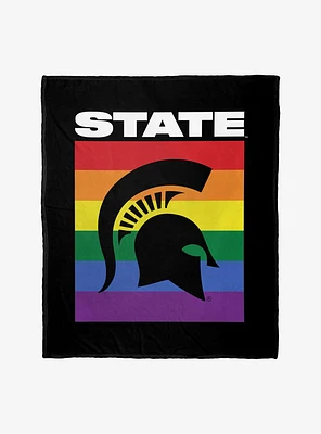 NCAA Michigan State Pride Series Silk Touch Throw Blanket