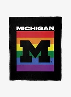 NCAA Michigan Pride Series Silk Touch Throw Blanket