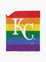 MLB Kansas City Royals Pride Series Silk Touch Sherpa Throw Blanket