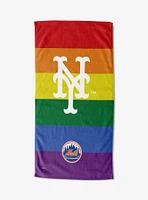 MLB New York Mets Pride Series Beach Towel