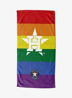 MLB Houston Astros Pride Series Beach Towel