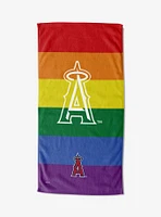 MLB Los Angeles Angels Pride Series Beach Towel