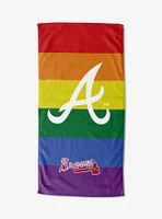 MLB Atlanta Braves Pride Series Beach Towel