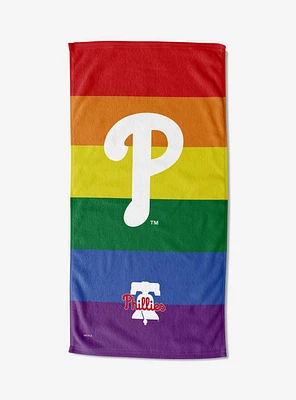 MLB Philadelphia Phillies Pride Series Beach Towel
