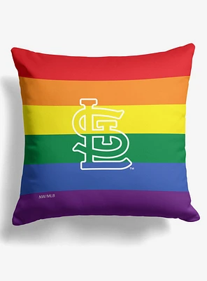 MLB St. Louis Cardinals Pride Series Throw Pillow