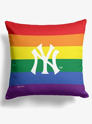 MLB New York Yankees Pride Series Throw Pillow