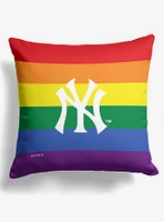 MLB New York Yankees Pride Series Throw Pillow