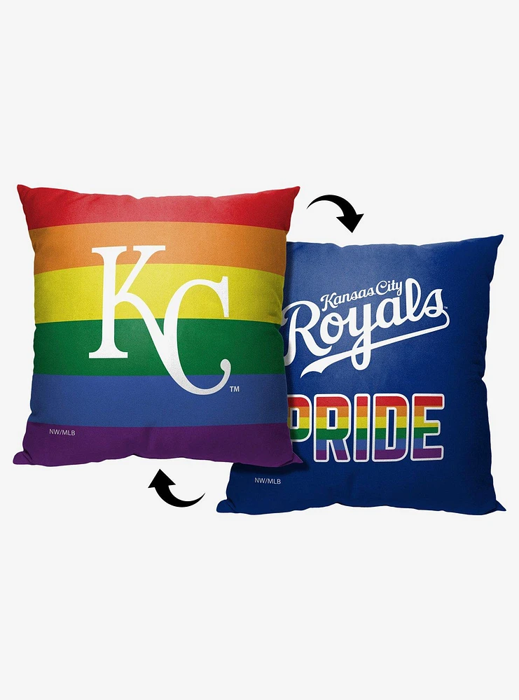 MLB Kansas City Royals Pride Series Throw Pillow