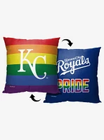 MLB Kansas City Royals Pride Series Throw Pillow
