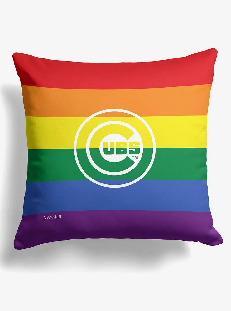 MLB Chicago Cubs Pride Series Throw Pillow