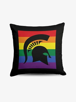 NCAA Michigan State Pride Series Throw Pillow