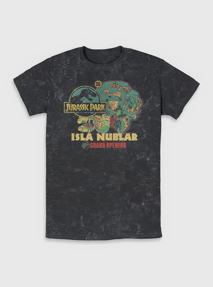 Jurassic Park Isla Nublar Grand Opening Mineral Wash T-shirt BoxLunch Web Exclusive