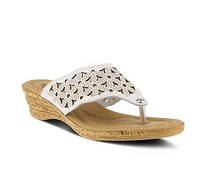 Women's SPRING STEP Tiffany Wedge Flip-Flops