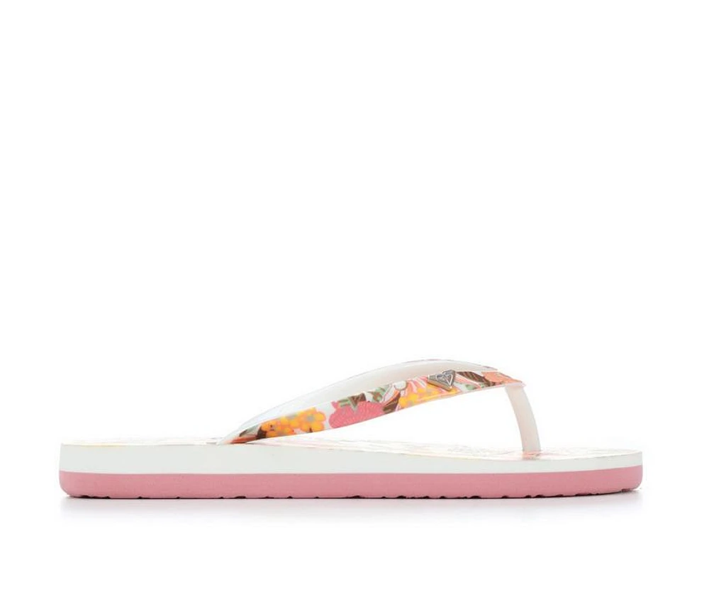 Girls' Roxy Little Kid & Big RG Pebbles VII Flip-Flops