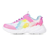 Girls' Skechers Little Kid Rainbow Racer Light-Up Wedge Sneakers