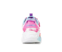 Girls' Skechers Little Kid Rainbow Racer Light-Up Wedge Sneakers