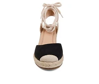 Women's Journee Collection Monte Espadrille Wedges