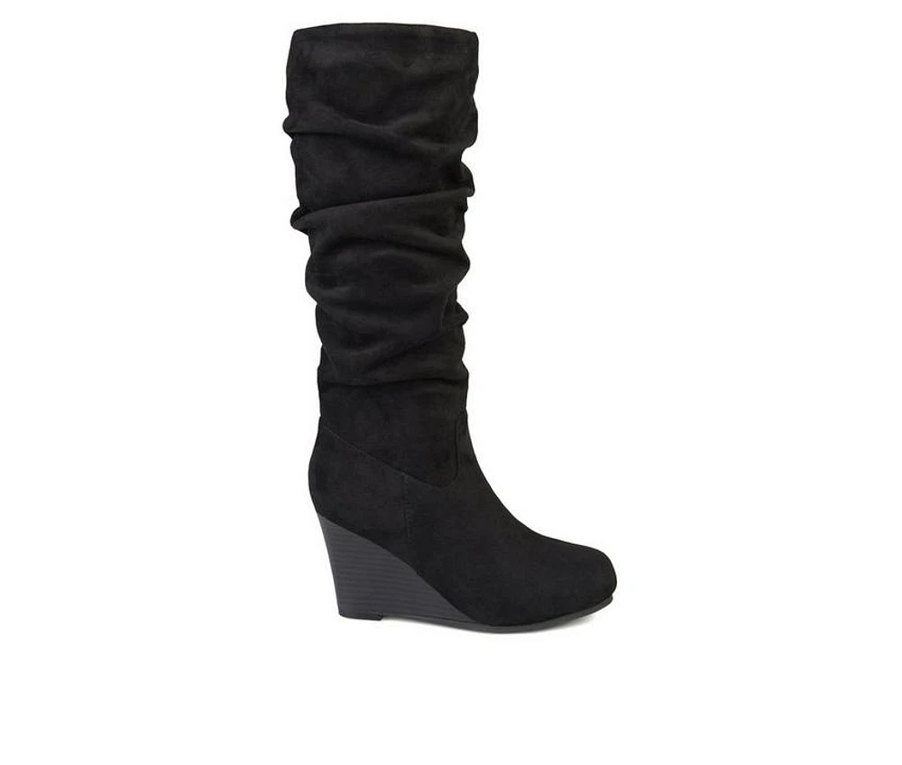 Women's Journee Collection Haze Wedge Knee High Boots