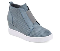 Women's Journee Collection Clara Wedge Sneakers