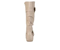 Women's Journee Collection Paris Wide Calf Knee High Boots