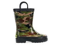 Boys' Western Chief Little Kid & Big Camo Rain Boots