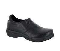 Women's Easy Works by Street Bind Embossed Leather Slip-Resistant Clogs