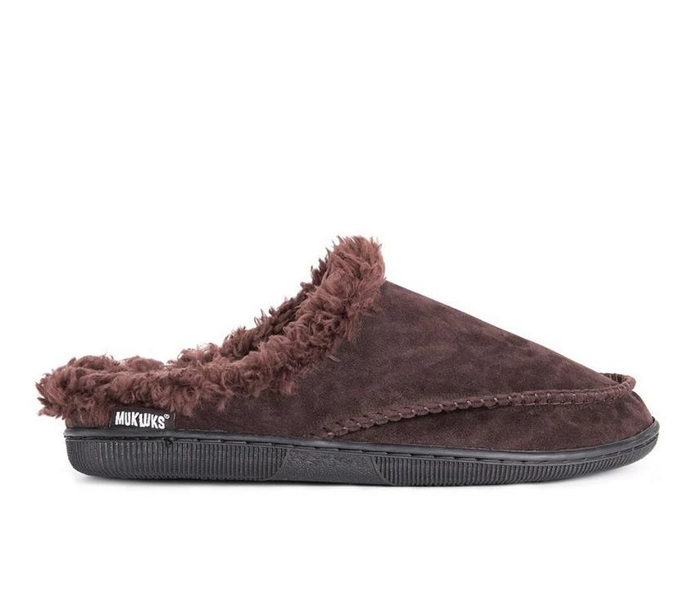 MUK LUKS Men's Faux Suede Clog Slippers