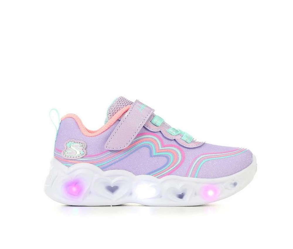 Girls' Skechers Toddler Heart Lights Lovely Light-Up Shoes