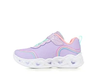 Girls' Skechers Toddler Heart Lights Lovely Light-Up Shoes