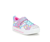 Girls' Skechers Toddler Twinkle Sparks Toes Light-Up Sneakers
