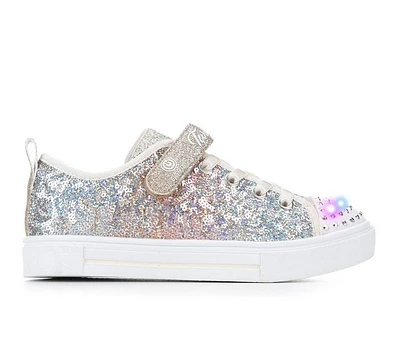 Girls' Skechers Little Kid Sparkle Sequins So Bright Twinkle Toes Light-Up Sneakers