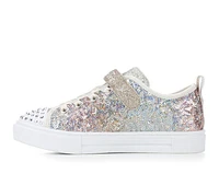 Girls' Skechers Little Kid Sparkle Sequins So Bright Twinkle Toes Light-Up Sneakers