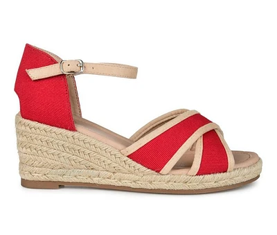 Women's Journee Collection Brene Espadrille Wedges