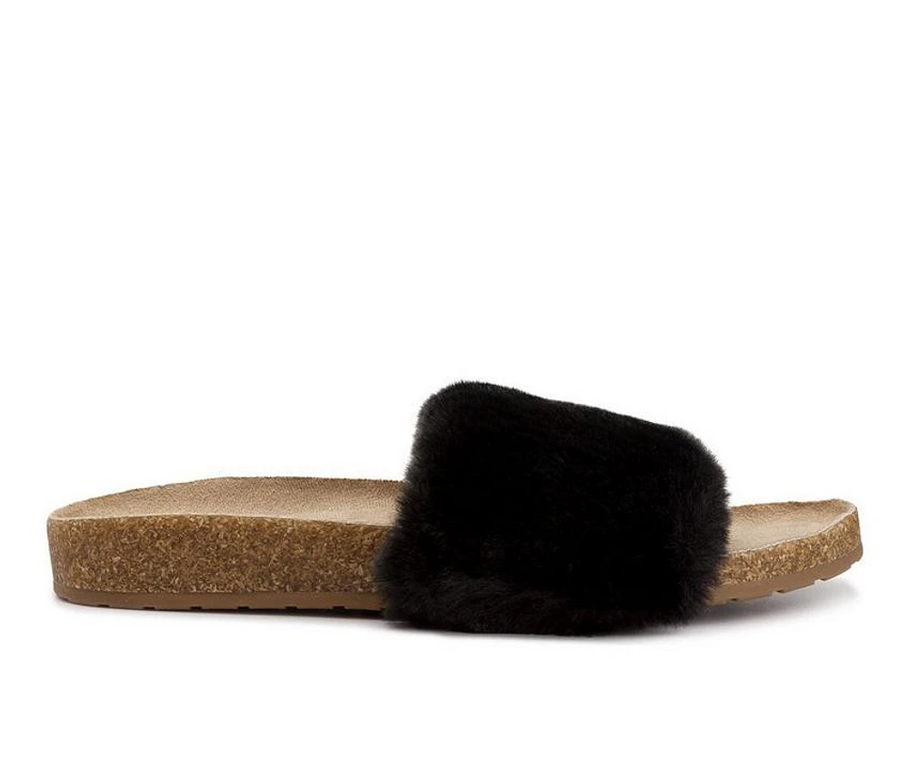 Women's Sugar Bravoes Fuzzy Footbed Sandals