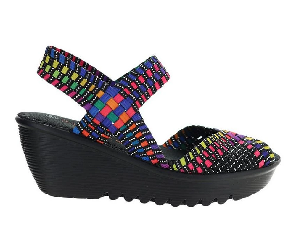 Women's Bernie Mev Fame Slip-On Platform Wedges