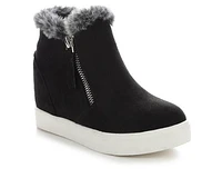 Girls' Soda Little Kid & Big Tiffany Hidden Wedge Sneaker Boots