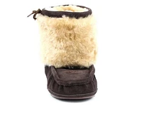 Women's Superlamb Navajo Moccasin Slipper Booties