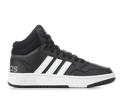 Boys' Adidas Little Kid & Big Hoops Mid 3.0 Sneakers