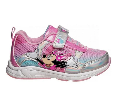 Girls' Disney Toddler & Little Kid CH89446C Minnie Mouse Light-Up Sneakers